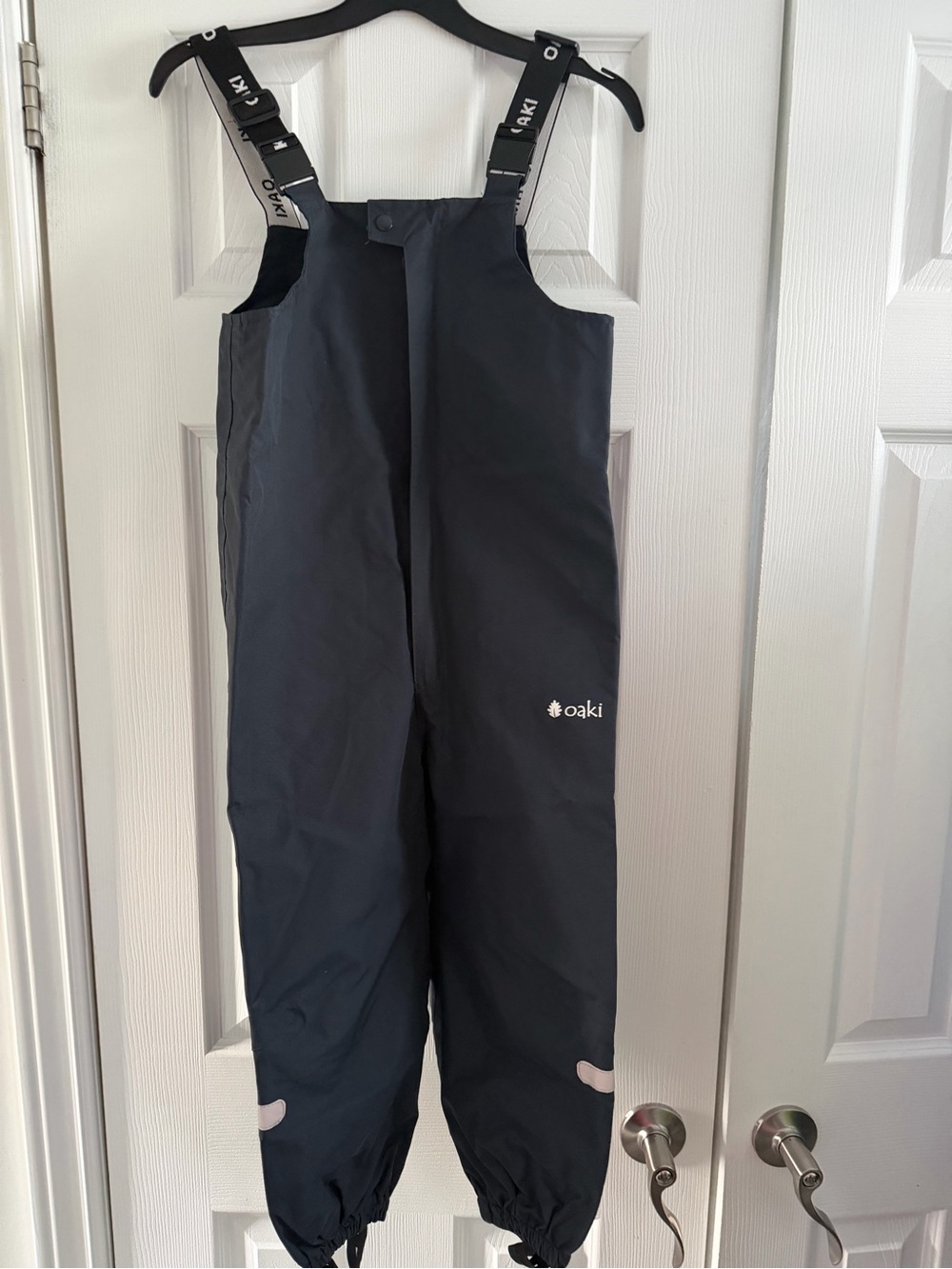OAK Kids Black Rain Bib Overalls